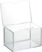 Losbox / Aktionsbox / Spendenbox / Visitenkartenbox mit Plakateinschub - Zeigis®