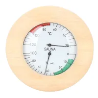 Sauna-Hygrothermograph, 2-in-1, Wandmontage, Echtzeitüberwachung, Saunaraum-Thermometer und Hygrometer