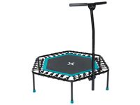 Trampolína SP-T-110-B, fitness trampolína, s řídítky, 110 cm, černo-modrá