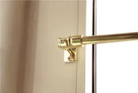 Cafehausstange Gardinenstange (75-125cm), Farbe: Gold - Messing