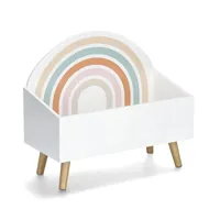 Spielzeugkiste RAINBOW, MDF + Kiefer