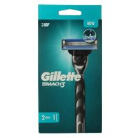 Gillette Mach3 - Rasierer und 2 Rasierklingen