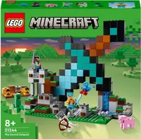 Stavebnica LEGO Minecraft 21244 Rytierska základ?a (427 dielikov)