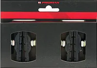 Bremsschuh Promax, V-Brake schraub, asymm, schwarz, 70 mm,  2 Paar, für Alufelge, Messingschlager, 361766