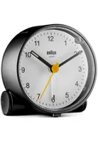 Quartzový budík Braun BC 01 BW černý