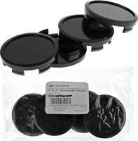 4X 58,3mm Nabenkappen Felgen Deckel Radnaben Kappen Schwarz Flach kompatibel mit RH Felgen