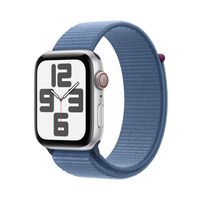 Apple Watch SE Aluminium Silber Silber 44 mm Winterblau GPS + Cellular