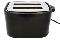 Toaster 700 Watt schwarz mit Aufsatz Scheibentoaster Toast