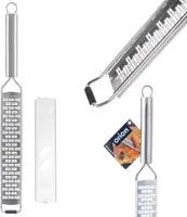 Orion Flache Küchenreibe Handreibe Reibeisen Reibe aus Edelstahl 38 cm