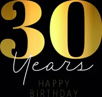 Geburtstagskarte - Zum 30.Geburtstag - Happy Birthday