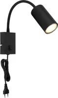 GLOBO Wandleuchte Innen Wandlampe mit Schalter Wohnzimmer Schlafzimmer 57911WB