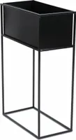 Stojan na kvetinový box čierny 70 cm Loft