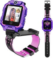 Smartwatch für Kinder mit GPS-Tracker, 4G-Video und Telefonanruf mit 360°-Drehung, Kinder-GPS-Uhr für Android und IOS