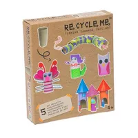 Re-Cycle-Me Basteln mit Papprolle für Mädchen - Bastelset Re-Cycle-Me