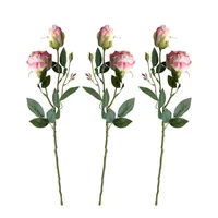 Künstliche Rosen 3er Set Altrosa 55 cm – Premium Seidenblumen, 2 Rosen + 1 Knospe je Zweig, realistische Kunstblumen Deko für Hochzeit, Tischdeko Künstliche Rosen 3er Set Altrosa 55 cm – Premium Seidenblumen, 2 Rosen + 1 Knospe je Zweig, realistische Kunstblumen Deko für Hochzeit, Tischdeko