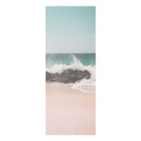 Glasbild - Sonniger Strand Mexico - Panel, Größe HxB:125cm x 50cm