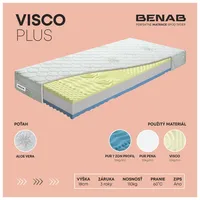 Benab Visco Plus Matrac 180 x 200 cm
