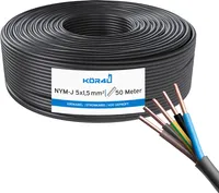 kör4u Erdkabel Elektrokabel 50 Meter NYY-J 5 x 1,5 mm²