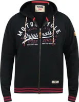 Duke - "D555 Patrick" pánská mikina s kapucí DC483 (7XL) (Black)