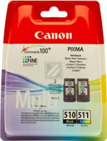 Canon PG-510/CL-511 Multi Pack Oryginalny czarny, cyan, magenta, żółty 2 sztuki