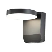 LED Solution Černé fasádní LED svítidlo kulaté 17W IP65 Barva světla: Teplá bílá 2952