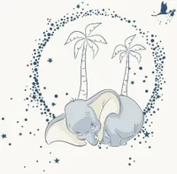 Disney Dumbo Flauschdecke Schmusedecke Kuscheldecke 110 x 150 cm
