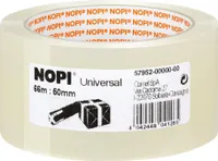 Nopi 57952-00000-00 Taśma pakowa uniwersalna, 50 mm x 66 m, przezroczysta