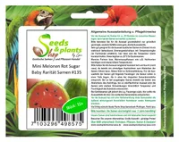 15x Mini Melonen Rot Sugar Baby Obst Pflanzen - Samen #135