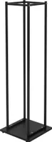 ML-Design Kaminholzregal aus Metall, 33x115 cm, Schwarz, Innen/Außen, Brennholzregal Holzaufbewahrung aus beschichtetem Stahl