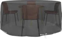 vidaXL Obal na záhradný nábytok 10 očiek Ø260x90 cm okrúhly