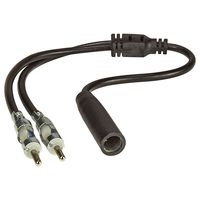 Antennenverteiler Y-Adapter Antenne Splitter Adapter Kabel Stecker DIN ISO Auto Radio Buchse auf 2 x