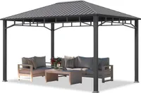Pawilon ogrodowy 3x4 m dach stalowy hardtop bez ściany boczne