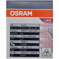 OSRAM LAMPE LED-Reflektorlampe PAR16 LPPAR16D80368,3W930