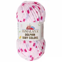 Strickfein Himalaya Dolphin Baby Colors Bulky Chenille Garn Wolle strickgarn 100 gr 80402
