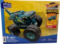 Mega Construx Hot Wheels Mega Wrex Monster Trucks 187 dílků, akční figurky, sběratelské figurky, Mattel HDJ95