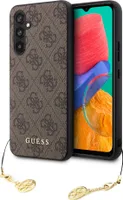 Guess Guhcsa54Gf4Gbr A54 5G A546 Hülle - Braun 4G Charms Kollektion