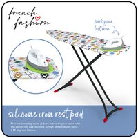 French Fashion® Bügelbrett 'Loveletters' 137x38cm - Großer Bügeltisch zum bequemen Bügeln Ihrer Wäsche Bügelbrett für dampfbügelstation +Gratis Carl Cord Winder French Fashion® Bügelbrett 'Loveletters' 137x38cm - Großer Bügeltisch zum bequemen Bügeln Ihrer Wäsche Bügelbrett für dampfbügelstation +Gratis Carl Cord Winder