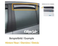 CLS0033277D ClimAir 3277 Windabweiser Fensterschacht, vorne, schwarz 3277  ❱❱❱ Preis und Erfahrungen