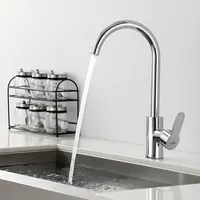 Auralum Wasserhahn Küche 360° drehbar Einhebelmischer Spültisch Armatur Küchenarmatur Spülbecken Mischbatterie in Elegant Design