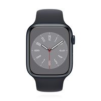 Apple Watch Series 8 Sportarmband 41 mm Aluminium GPS - Smartwatch - mitternacht/mitternacht