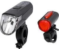 FISCHER Akku-USB-LED-Beleuchtungs-Set TWIN 60/30/15 Lux