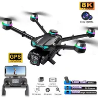 GPS-Drohne mit Kamera für Erwachsene, ESC EIS Elektronischer Anti-Shake FPV RC Drone