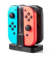 SKGAMES Joy-Con Controller Ladestation für Nintendo Switch | Schwarz