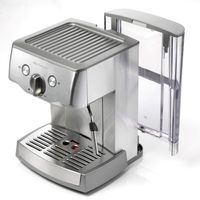 Kovový kávovar na espresso, bez mlynčeka