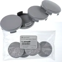 4X 54,5mm Nabenkappen Felgen Deckel Kappen Grau Gewölbt kompatibel mit Ford Renault Dacia