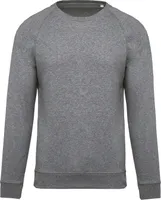 Kariban - Pánska mikina s kapucňou a raglánovými rukávmi RW9228 (L) (sivá)
