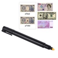 Falschgelddetektor Pen Fake Banknote Tester Währung Cash Checker Marker für US-Dollar-Schein Euro-Pfund Yen gewonnen