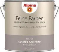 Alpina Feine Farben No. 05 Dichter der Erde 2,5 L nobles erdbraun edelmatt
