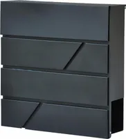 Wandbriefkasten Figura schwarz