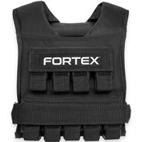 Fortex® Gewichtsweste 10-20kg | Trainingsweste, Fitnessweste, Sportweste, Laufweste 20kg
